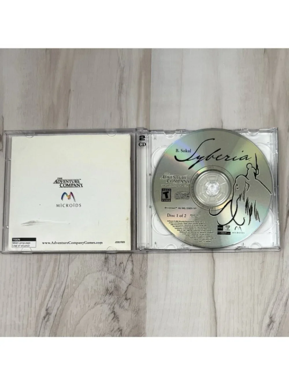 VTG Lot 3 PC CD-Rom Video Games B Sokal Syberia Schizm Sid Meier's Civilization